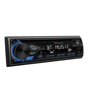 Radio Nakamichi NQ811B 1-DIN con Reproductor de CD Bluetooth USB