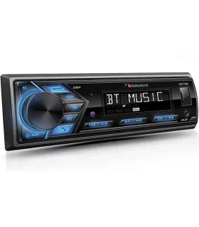 Radio Nakamichi NQ711B de un DIN con Bluetooth USB AUX y Soporte para Audio sin Pérdida Entrega Rápida RD