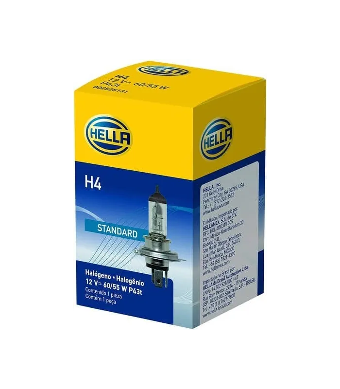 Bombillo Hella H4 P43t 12 Voltios