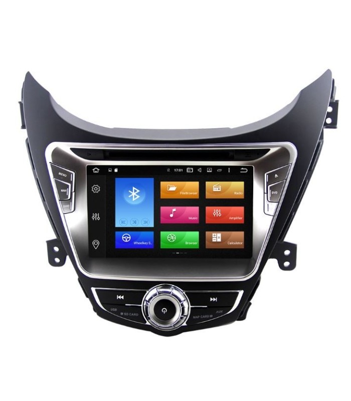 Para Hyundai Elantra 2012-2014 Radio Android 101 Auto estéreo Receptor de  audio para coche pantalla táctil de 9 pulgadas Radio de coche con – Yaxa  Costa Rica