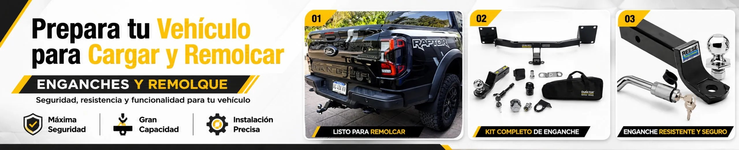 Jalones y Enganches de Remolque